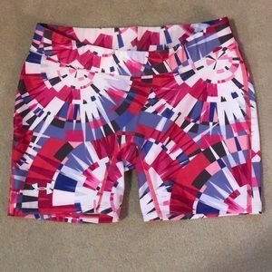 Under Armour spandex shorts - pink and purple